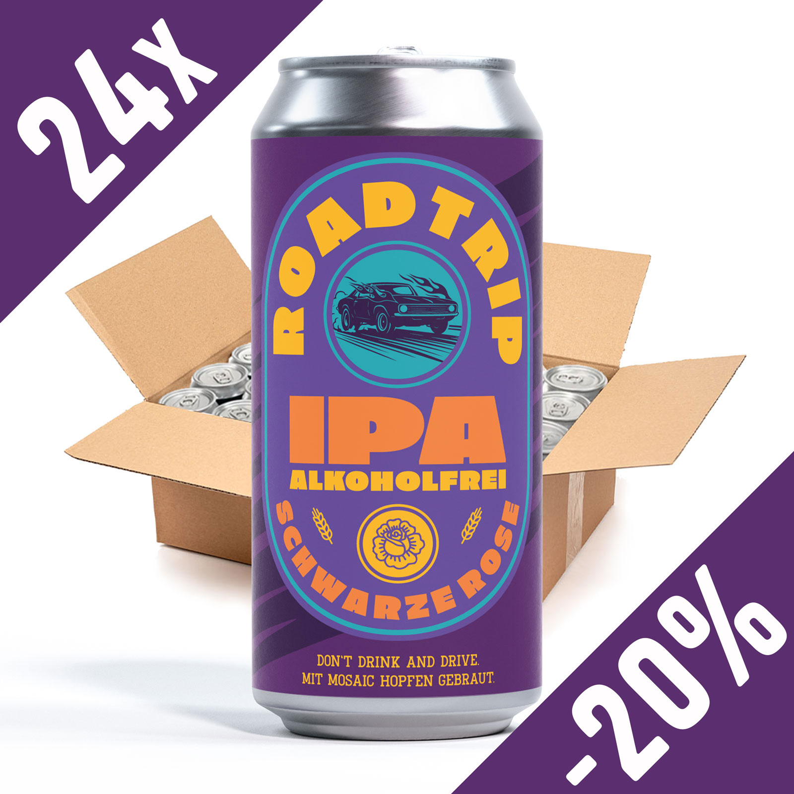 24-PACK ROADTRIP Alcohol-free IPA